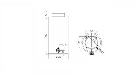 METAL OIL TANK ROLL PP 12 LITER HORZONTAL-VERTICAL