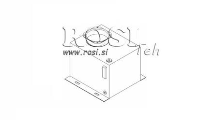 FÉM TARTÁLY DOBOZ PP 15 LITER HORIZONTÁLIS-VERTIKÁLIS