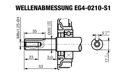 motor pe benzină EG4-200cc-5.10kW-3,600 RPM-H-KW20x53- pornire manuală