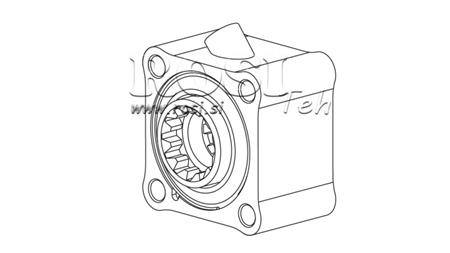 HYDRAULINEN PUMPPU - ZF1 ALUMIINI