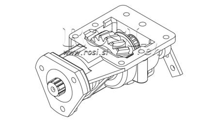 AUSGANG FÜR HYDRAULIKPUMPE - IVECO 2826