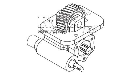 NEBENANTRIEB FÜR HYDRAULIKPUMPE - ISUZU MOY CR VACUUM