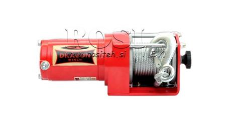 12 V ELECTRIC WINCH DWM 2500 ST - 1133 kg