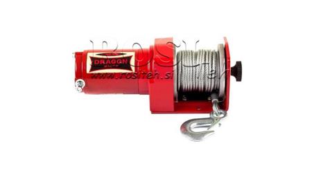 12 V ELEKTRISK WINCH DWM 2000 ST - 907 kg
