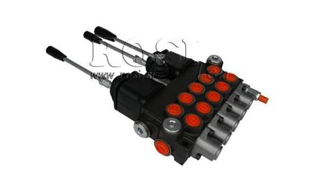 HYDRAULIC VALVE 5xP40 + 2x JOYSTICK