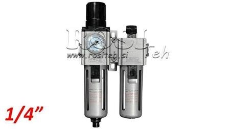 UNITATE DE PREGĂTIRE PNEUMATICĂ 200 G1/4 40µ 0-10b