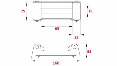 RULLIKJUHT TERASKAABLILE DWH 2500-4500