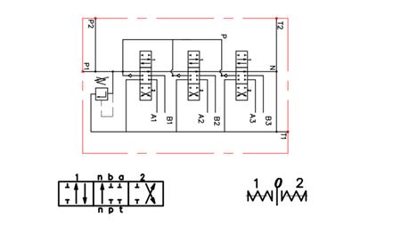 HIDRAULIKUS SZELEP 3xPC100