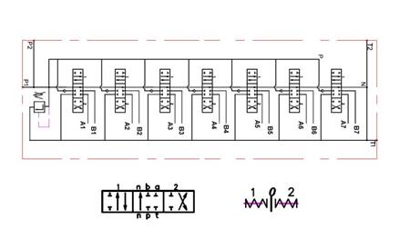 VALVOLA IDRAULICA 7xPC70 + 2X JOYSTICK