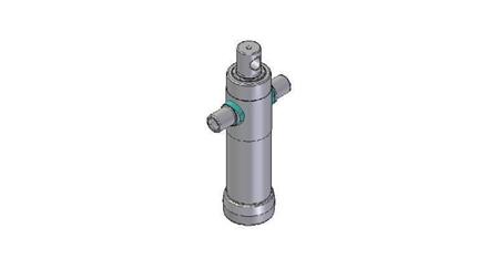 2020F -CYLINDER TELESKOPOWY STANDARD/OTWÓR 2 ETAPY SKOKU 455 ŚREDNICA 80