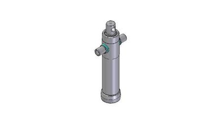 2022F -CYLINDER TELESKOPOWY STANDARD/OTWÓR 2 ETAPY RUCHU 595 ŚREDNICA 80