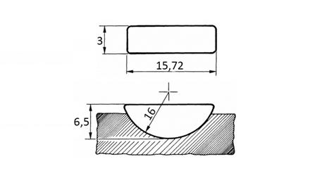 KEIL FÜR DIE ZAHNRADPUMPE GR.2