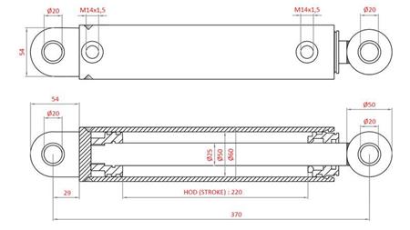 CILINDRO DEL VOLANTE IDRAULICO FIAT-NEW HOLLAND OEM-87521950, 47582858