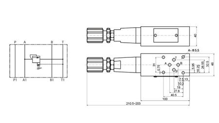 SIGURNOSNI VENTIL CETOP 3 (A) 15-315 BAR
