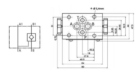 ONE DIRECTION VALVE CETOP 3 (B)