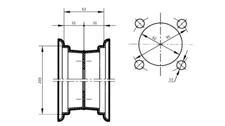 ORLO 2.50x8 (per il pneumatico 4.00-8)