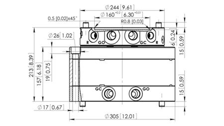 HYDRAULIK ROTATOR CPR8-01 33000/8000 KG