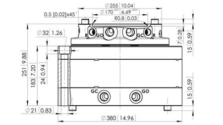 HYDRAULIC ROTATOR CPR14-01 55000/14000 KG