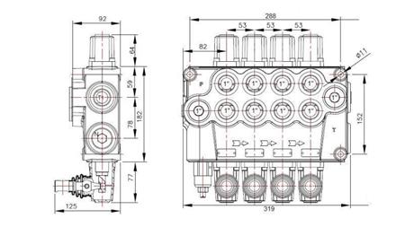 HYDRAULIKVENTIL 4xP120