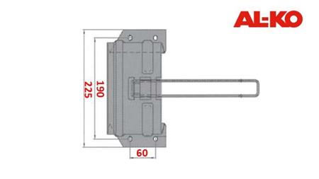 UCHWYT DO METALOWEGO KLINA 5,000 kg