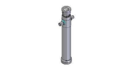 3026S -TELESCOPISK SYLINDER STANDARD/KULE 2 TRINN SLAG 995 DIAMETER 95
