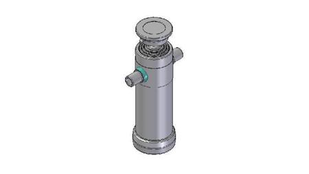 3065S -CILINDRU TELESCOPIC STANDARD/BALL 4 ETAPE CĂLĂTORIE 1050 DIAMETRU 112