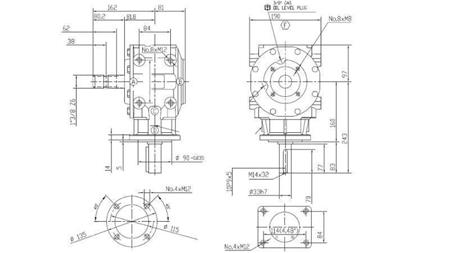 WINKELGETRIEBE T-311J 1:3 (50PS-36,8kW)