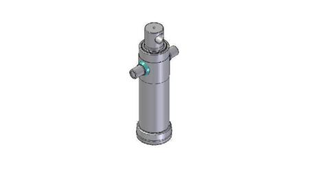 4021F -TELESCOPISKAIS CILINDRS STANDARTS/CAURUMS 2 POSMI Gājiens 595 diametrs 106