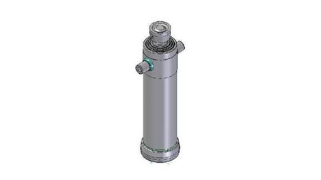 4040S -TELESCOPISK CYLINDER STANDARD/BOLD 4 TRIN SLAG 1980 DIAMETER 152