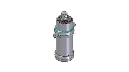 4062F -TELESKOPZYLINDER STANDARD/LOCH 6 STUFEN HUB 2945 FI 190
