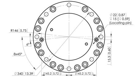 HIDRAVLIČNI ROTATOR CPR14-01 55000/14000 KG