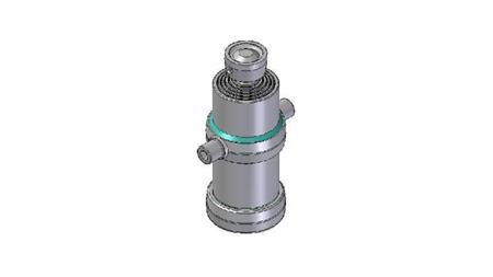 5001S - TELESCOPIC CYLINDER STANDARD/BALL 5 STAGES STROKE 1520 DIAMETER 170