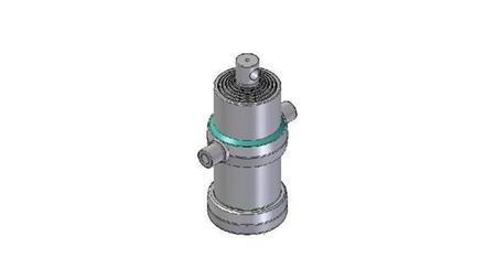 6021F - TELESCOPIC CYLINDER STANDARD/HOLE 6 STAGES STROKE 1765 FI 170