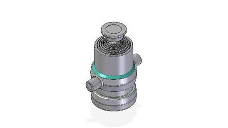 7006S -CILINDRU TELESCOPIC STANDARD/BALL 7 ETAPE CĂLĂTORIE 1360 DIAMETRU 170