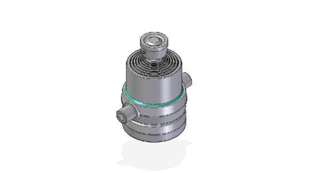 7015S -TELESCOPIC CYLINDER STANDARD/BALL 7 STUFEN HUB 1135 DURCHMESSER 190