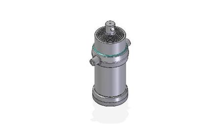 7054F - TELESCOPINEN SYLINTERI STANDARD/REIKÄ 7 VAIHEEN ISKU 2905 HALKAISIJA 215