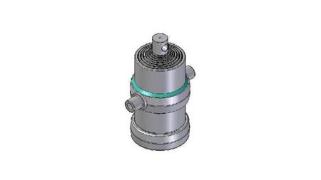 8005F -TELESCOPIC CYLINDER STANDARD/HOLE 8 STAGES STROKE 2060 FI 190
