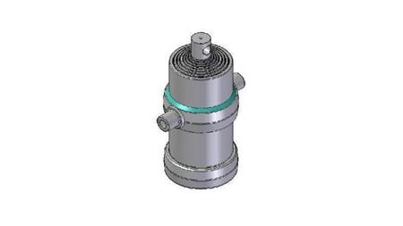 8006F - TELESCOPIC CYLINDER STANDARD/HOLE 8 STAGES STROKE 2340 FI 190