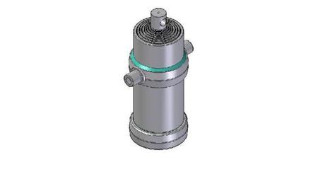 8007F - TELESCOPIC CYLINDER STANDARD/HOLE 8 STAGES STROKE 2980 FI 190