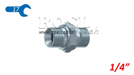 VANNE HYDRAULIQUE DOUBLE BSP 1/4