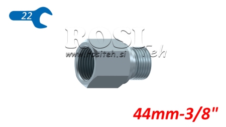 HYDRAULIKADAPTER MÄNNLICH-WEIBLICH 1/4 - VERLÄNGERT