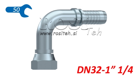 HYDRAULIC FITTING BSP FEMALE ELBOW 90° DN32-1 1/4