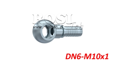 HYDRAULIC FITTING RNM EYE DN6-M10X1