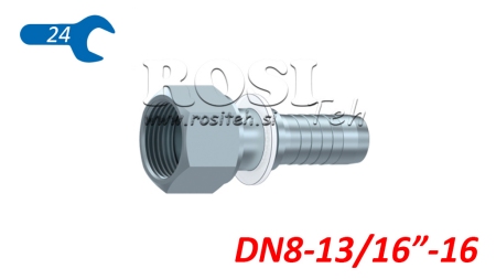 HYDRAULISCHER ANSCHLUSS DKORFS WEIBLICH DN8-13/16-16