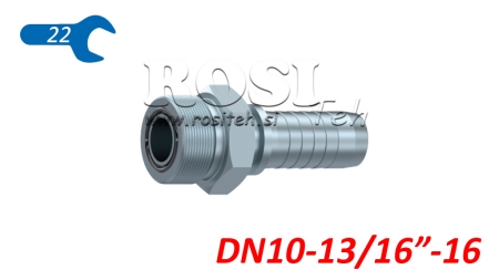HYDRAULISCHER ANSCHLUSS AGORFS MÄNNLICH DN10-13/16