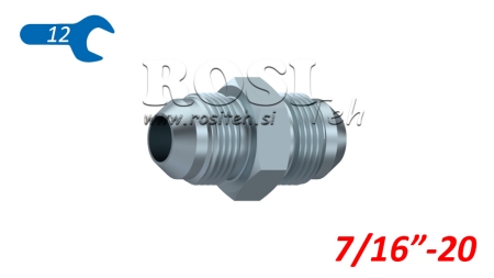 HIDRAULIKUS KÉTCSAVAROS CSATLAKOZÓ JIC74° 7/16”-20 7/16”-20