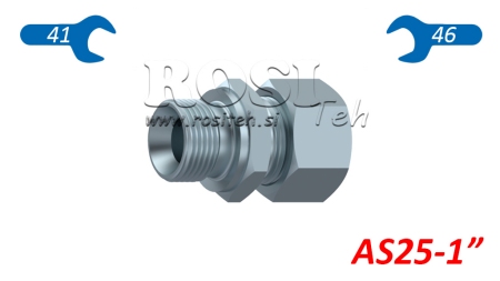 HYDRAULIKVERSCHRAUBUNG mit Mutter AS25-BSP1