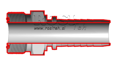 HYDRAULISCHER ANSCHLUSS AGORFS MÄNNLICH DN16-1