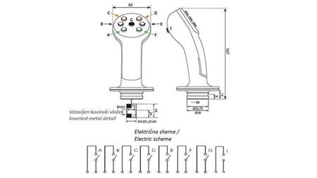 FERNBEDIENUNG HEBEL JOYSTIC - 8 TASTEN