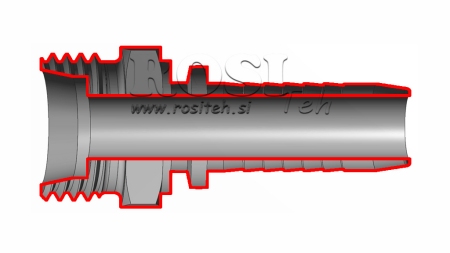 HYDRAULIC FITTING CEL 10 MALE DN8-M16X1,5